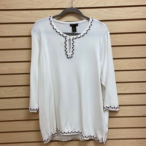 NWT GRACE Dane Lewis Women long sweater Size 2X